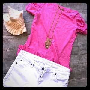 Lily Pulitzer pink blouse